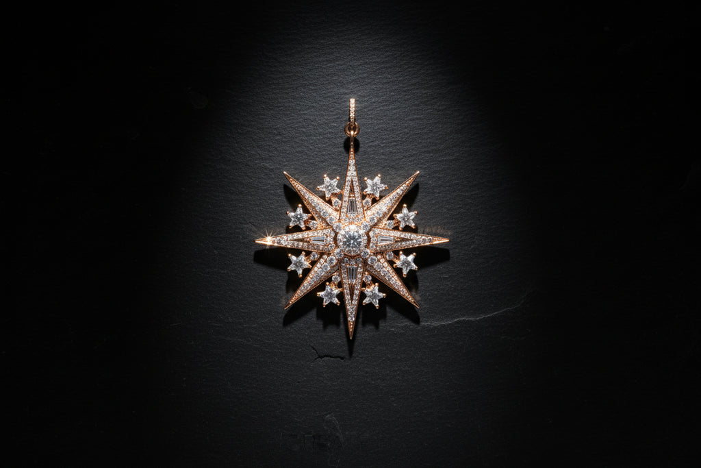 THE MORNING STAR — Eight-Ray Star Charm