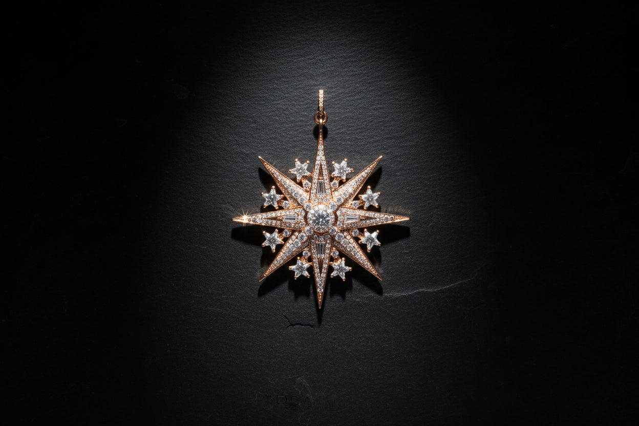 THE MORNING STAR — Eight-Ray Star Charm