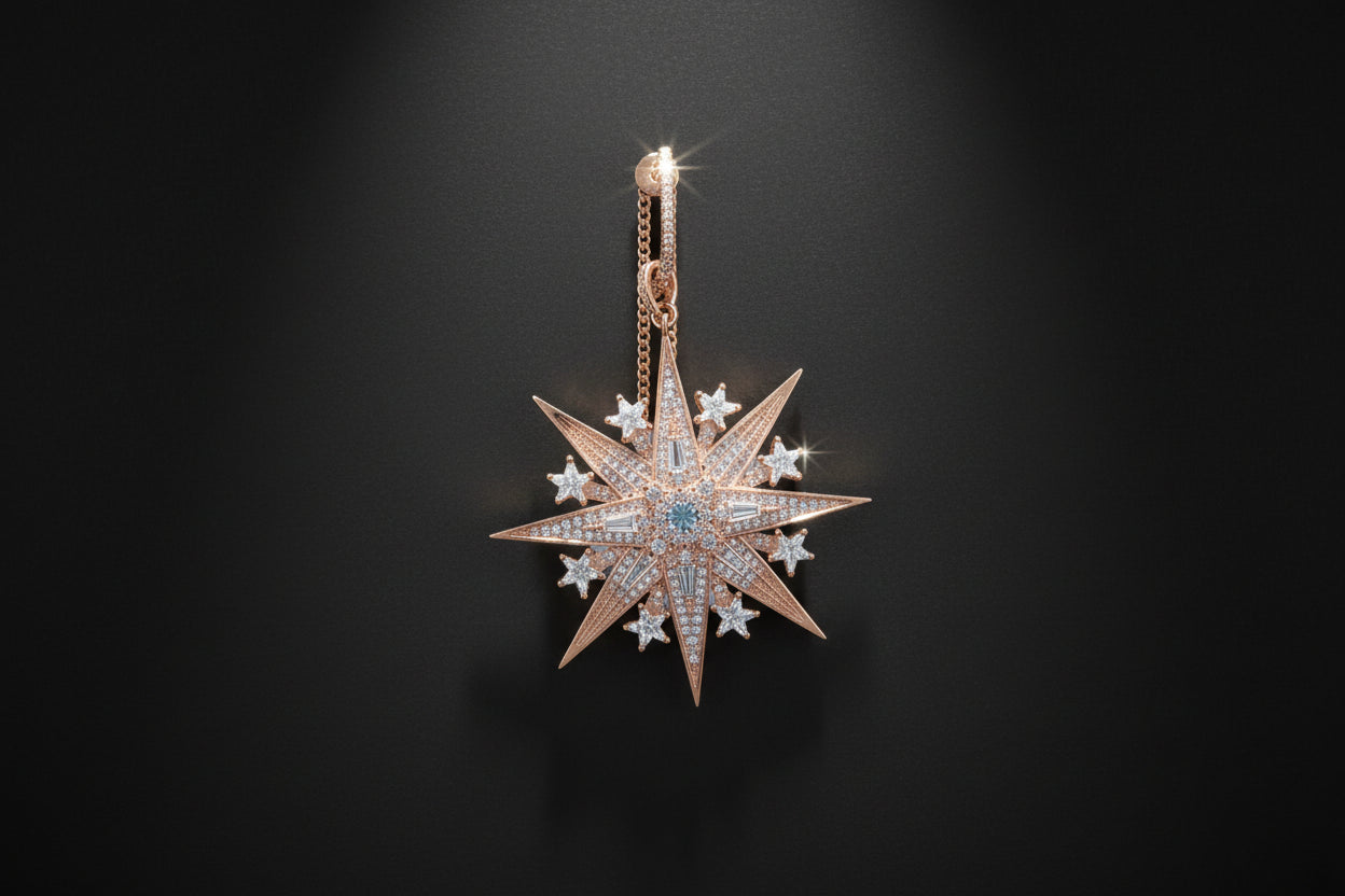 THE MORNING STAR — Eight-Ray Star Charm